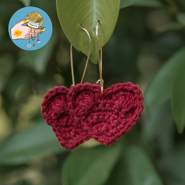 Heart Earrings - Kala Curry