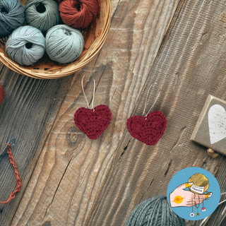 Heart Earrings - Kala Curry