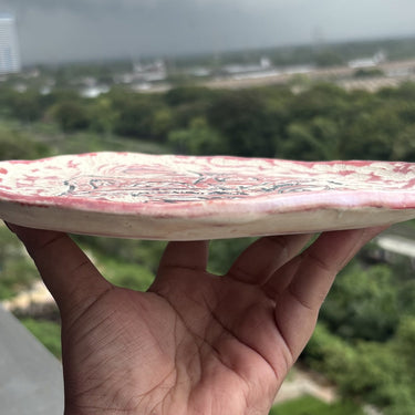 Ookami Koda - Sgraffito Art Plate