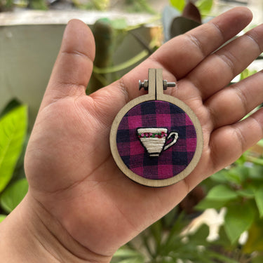 Vintage Teacup (Fridge Magnet)