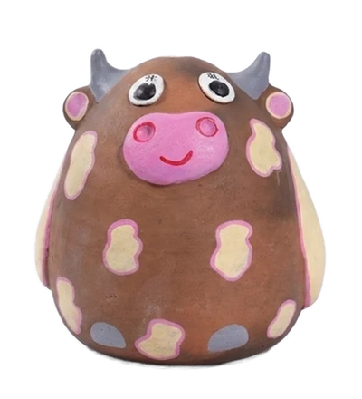 Terracotta Cow Bank