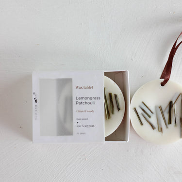 Lemongrass Patchouli Wax Tablet - Kala Curry