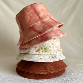 Madder Root Cotton Bucket Hat - Kala Curry