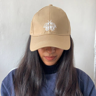 Moth - Embroidered Cap - Kala Curry