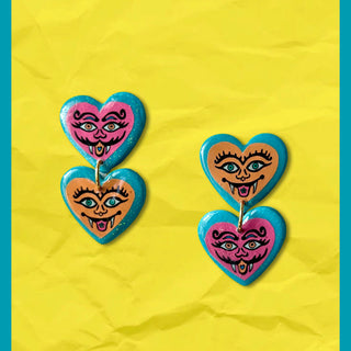 Nazar Battu Earrings - Kala Curry