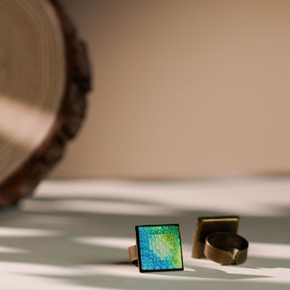 NEELAVENI "sikku pulli kolam"Abstract rings - Kala Curry