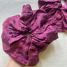 Oversized Ashwood Silk Scrunchie - Kala Curry