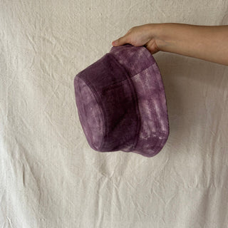 Purple Cotton Bucket Hat - Kala Curry