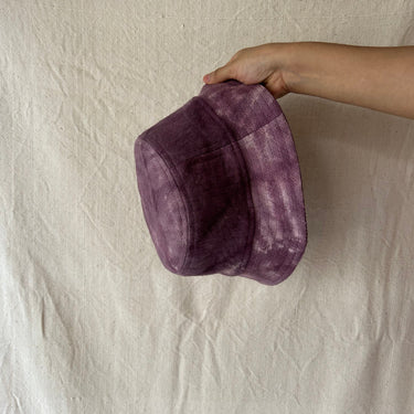 Purple Cotton Bucket Hat - Kala Curry
