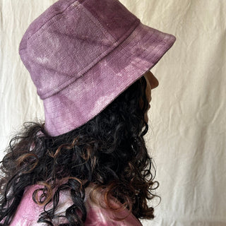 Purple Cotton Bucket Hat - Kala Curry