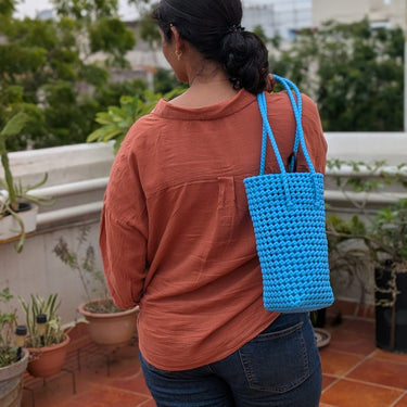 Bottle bag - blue