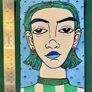 Resting Bitch Face (Blue) - Kala Curry