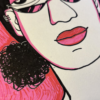 Resting Bitch Face (Pink) - Kala Curry