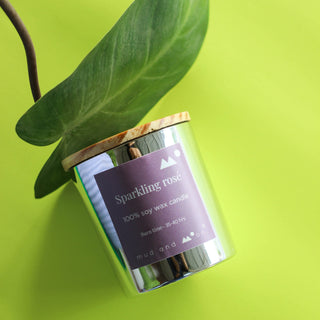 Sparkling Rose Soy Wax Candle - Kala Curry