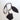 TULIP BAG CHARM IN BLACK - Kala Curry