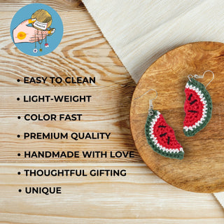 Watermelon Earrings - Kala Curry