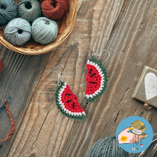 Watermelon Earrings - Kala Curry