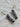 Handwoven Fabric Keychain with Black Motifs (PACK of 2)