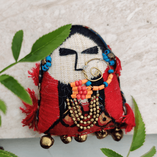 Woman of Kutchh Brooch - Kala Curry